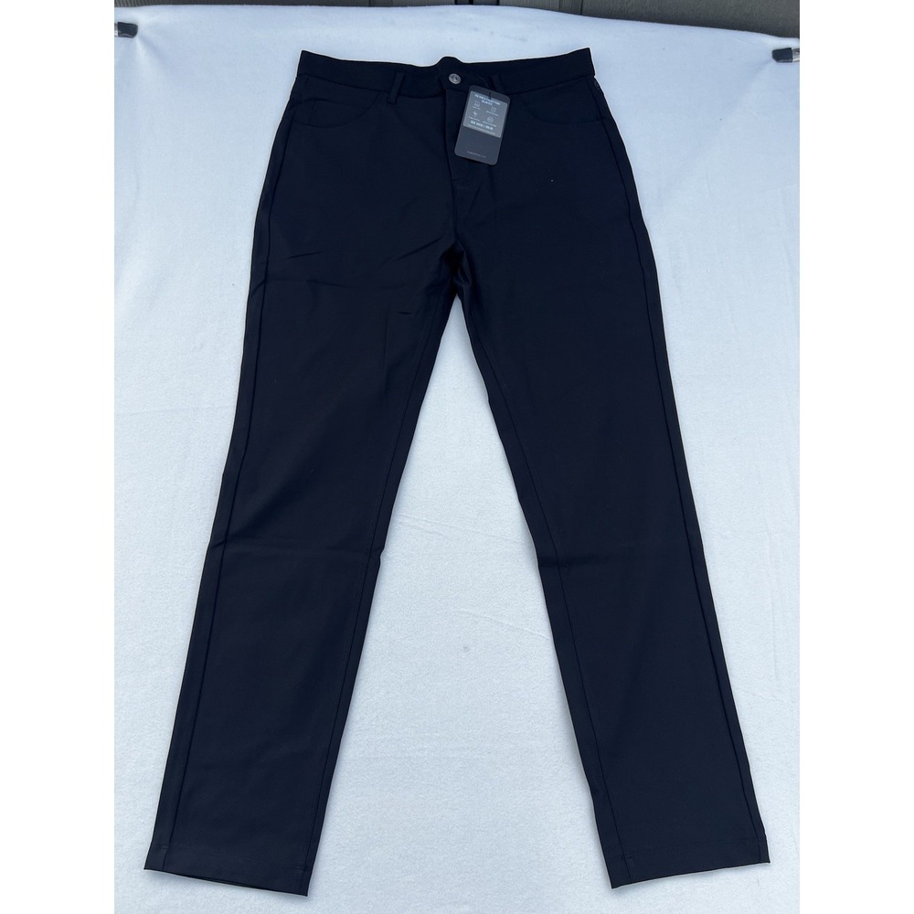 Fabletics Men's The Don 5-pocket Slim fit Pant Size 33 X 32 Black - Picture 3 of 9
